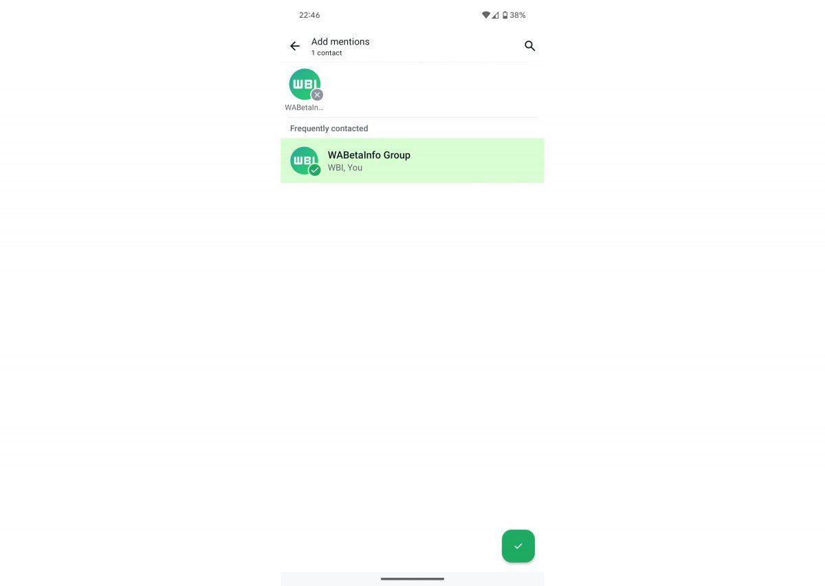 WhatsApp is testing the feature of mentioning groups in statuses | Image 1 WhatsApp is testing the feature of mentioning groups in statuses