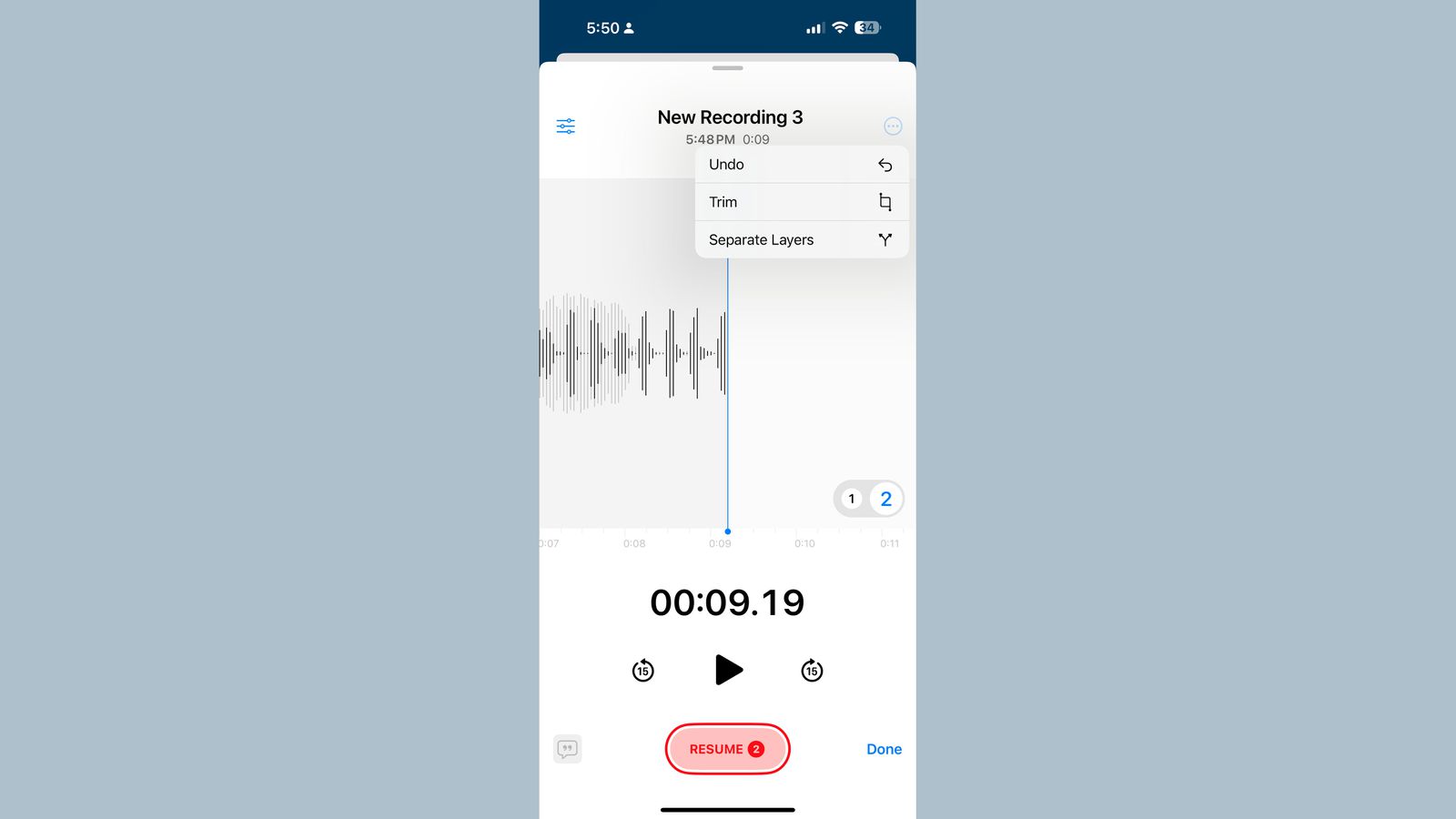 All new iOS 18.2 Beta features: Apple Intelligence, advanced settings and new features | Image 4 All new iOS 18.2 Beta features: Apple Intelligence, advanced settings and new features (ios 18 2 layered voice memos)