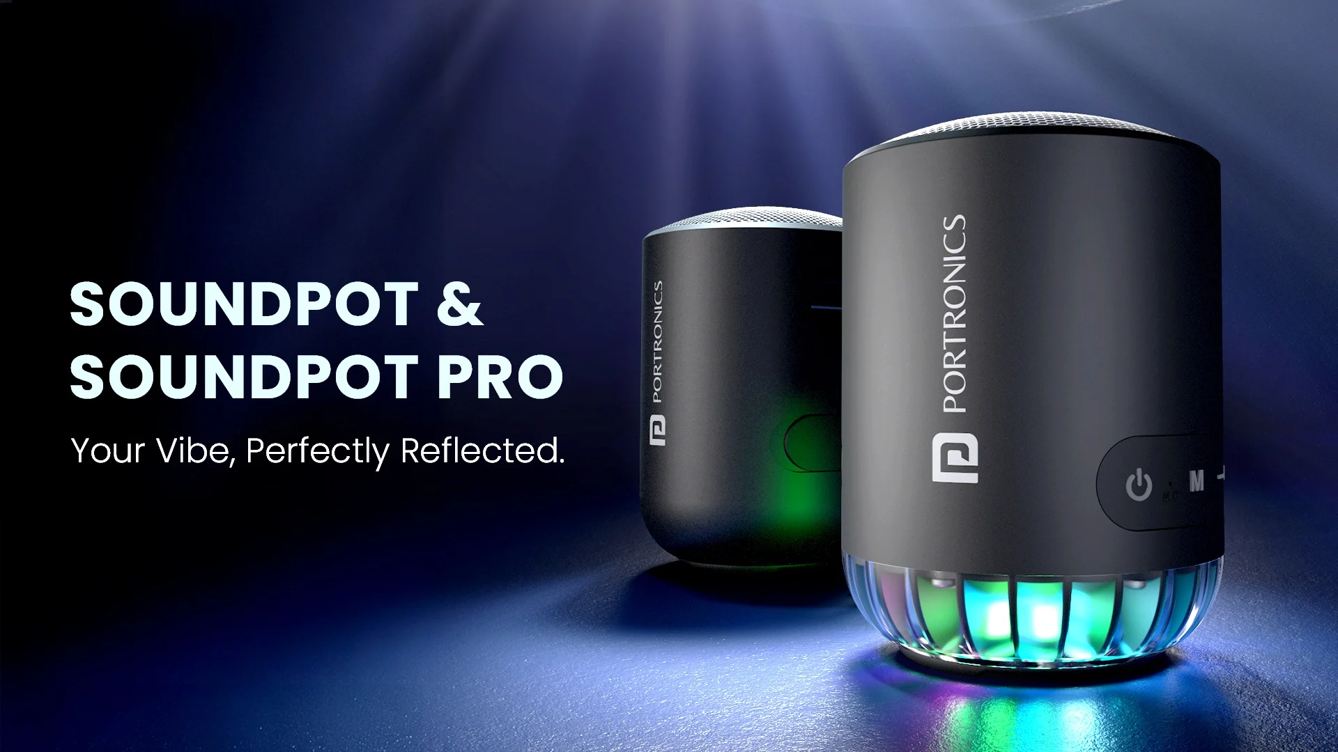 Portronics introduced the SoundPot and SoundPot Pro compact Bluetooth speakers Portronics introduced the SoundPot and SoundPot Pro compact Bluetooth speakers