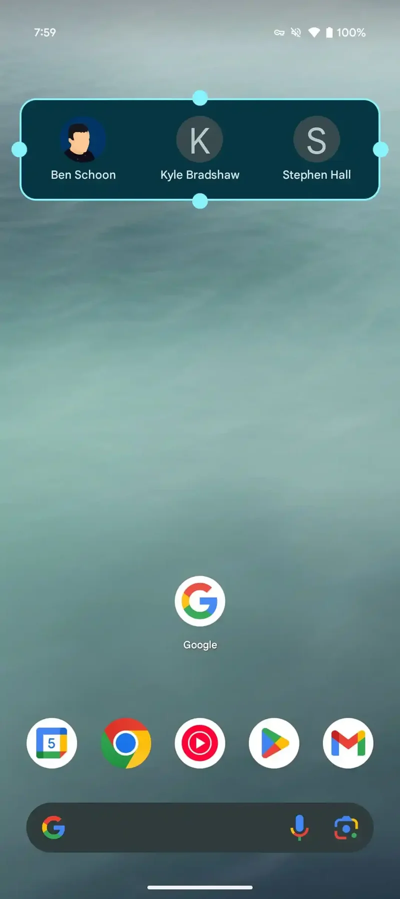 Google has improved the design of the Favorite Contacts widget | Image 1 Google Contacts