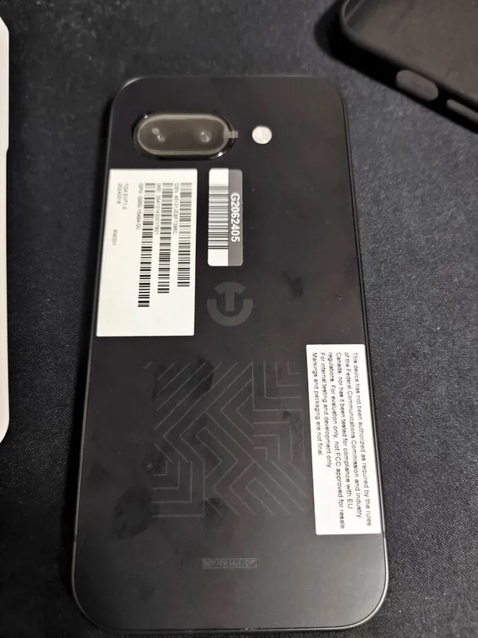Google Pixel 9a: new leaks reveal prototype and specs | Image 1 Google Pixel 9a