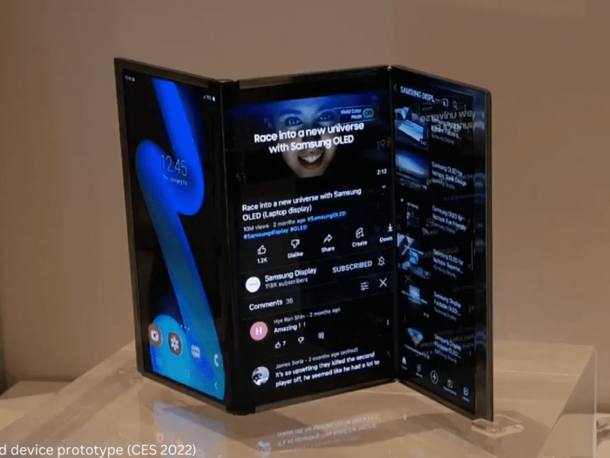 Samsung is preparing a trifold smartphone: innovation or risky experiment? | Image 2 Samsung is preparing a trifold smartphone: innovation or risky experiment? (samsung trifold 1 1 1200x900 1)