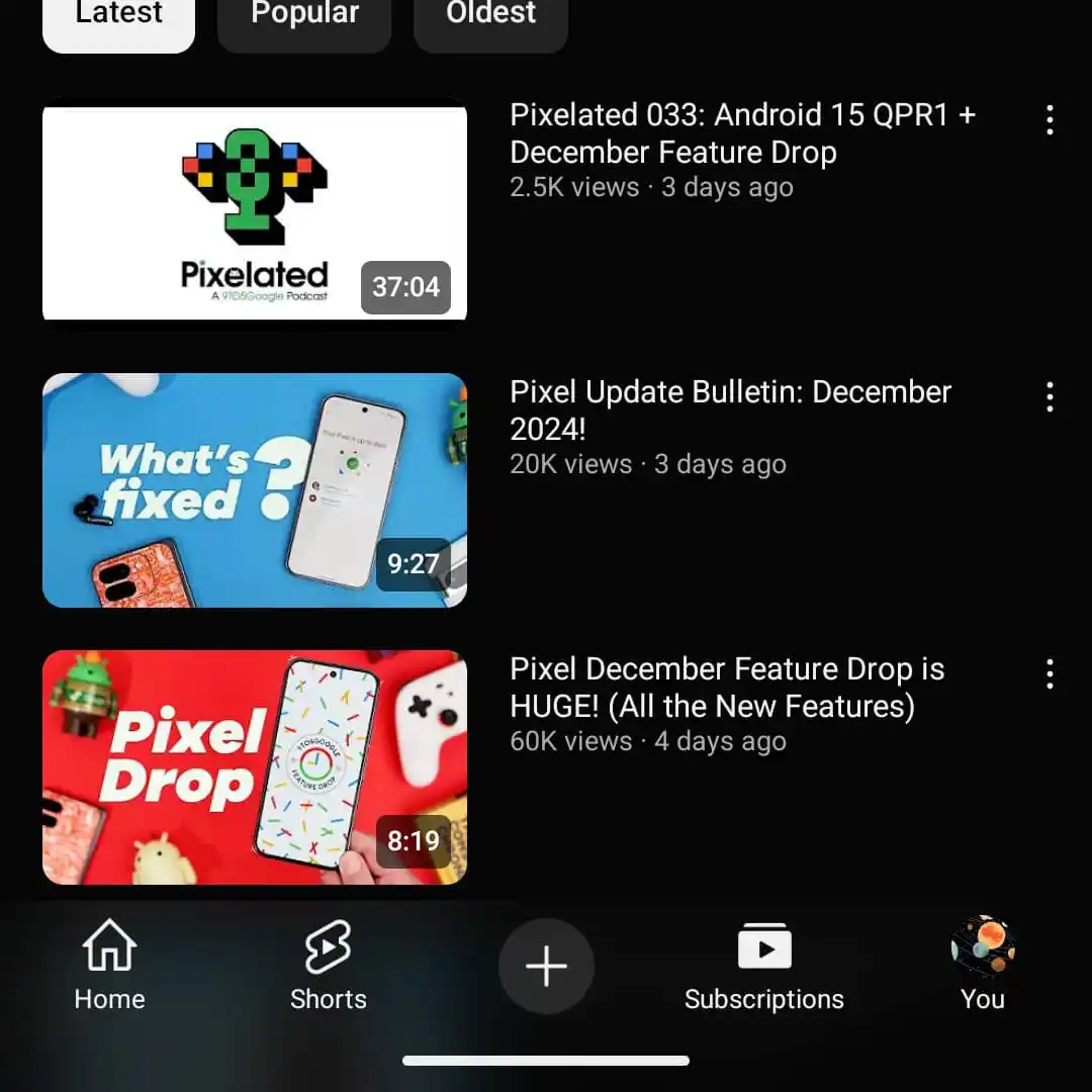YouTube updated mobile app interface: transparent bottom bar and other changes | Image 1 YouTube updated mobile app interface: transparent bottom bar and other changes (youtube translucent bottom bar 1 1)