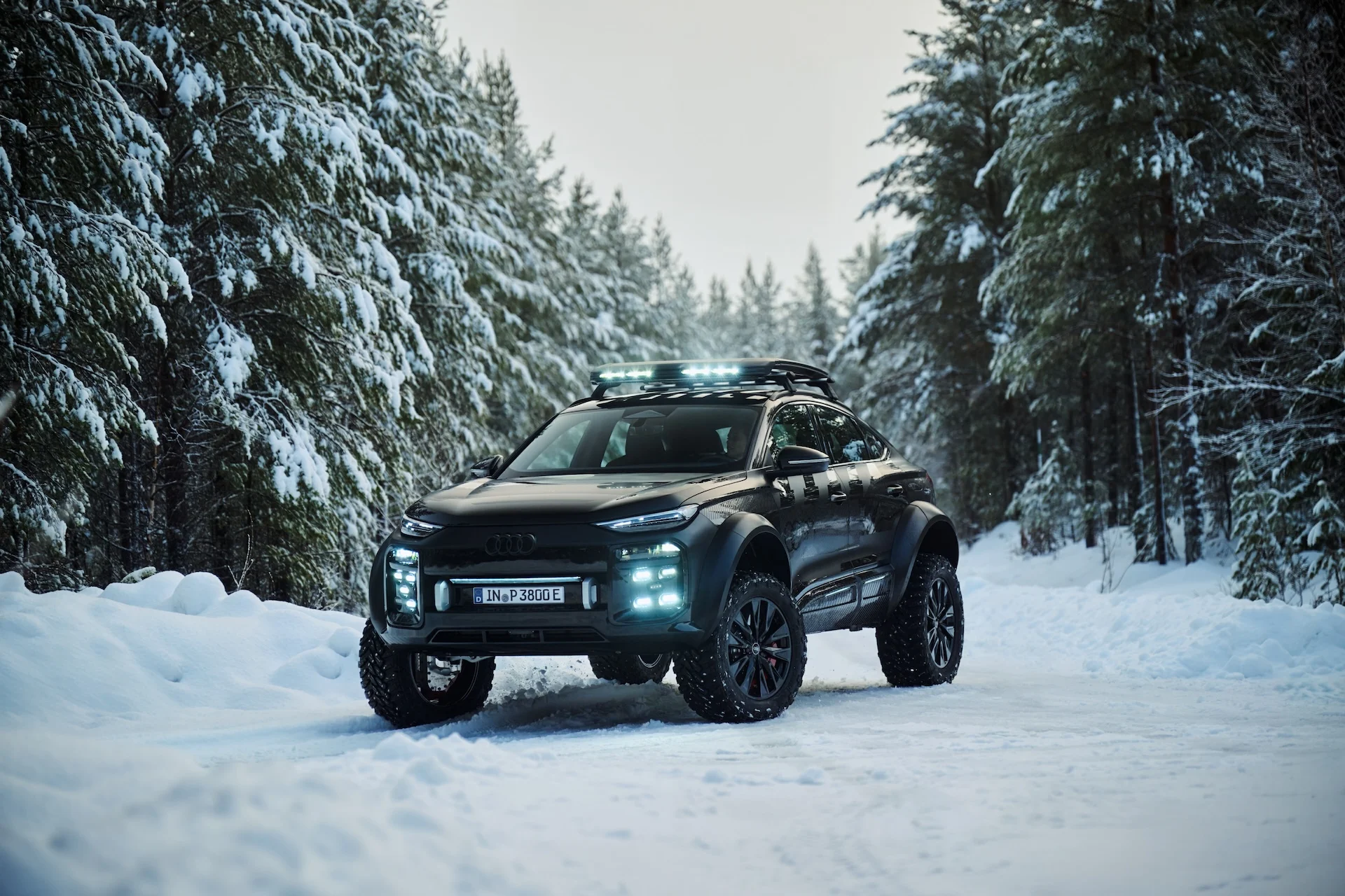 Audi has unveiled a new SUV concept based on the Q6 e-tron
