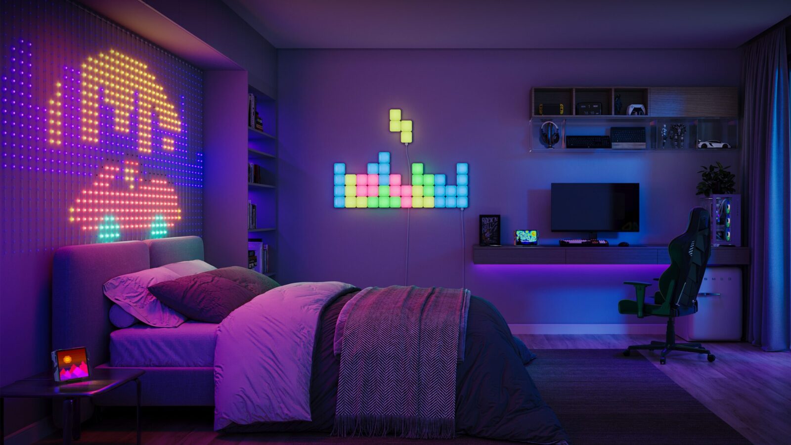 CES 2025: Govee showed a unique pixel grid called Gaming Pixel Light