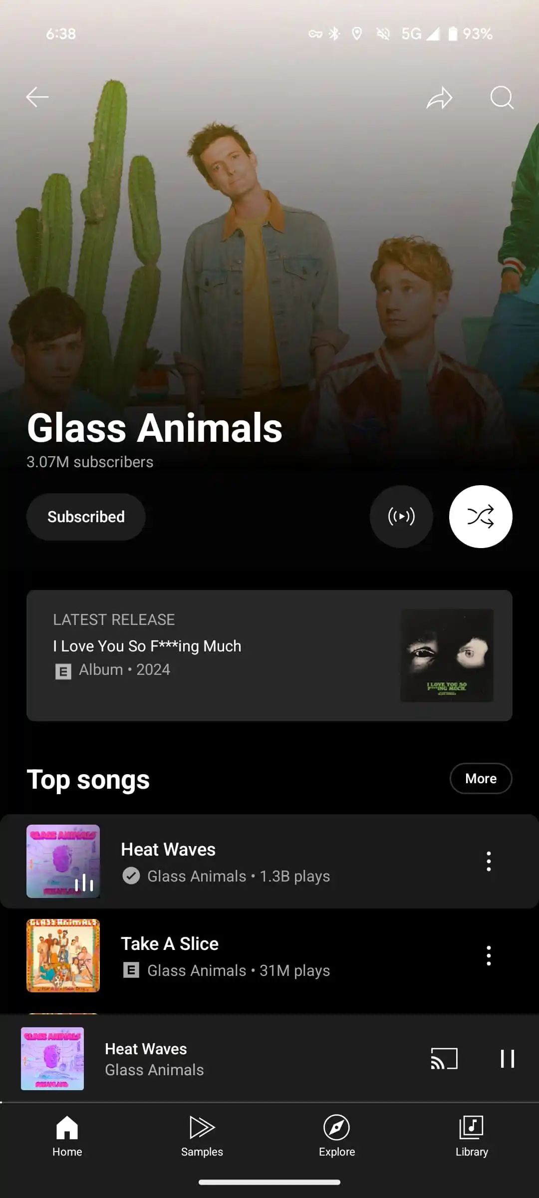 YouTube Music updates artist pages: new 'Best Songs' widget | Image 3 YouTube Music