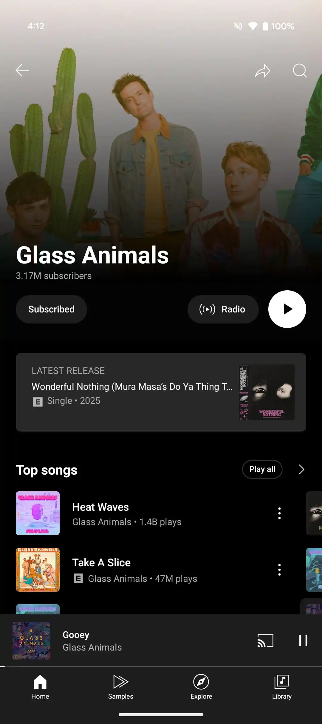 YouTube Music updates artist pages: new 'Best Songs' widget | Image 2 YouTube Music