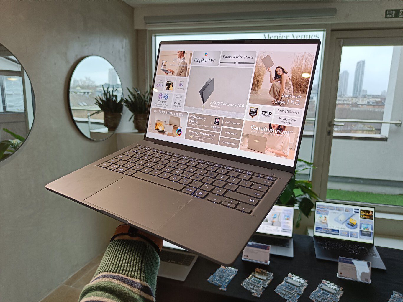 ASUS has unveiled Zenbook A14 and Vivobook 16 powered by Snapdragon X in India
