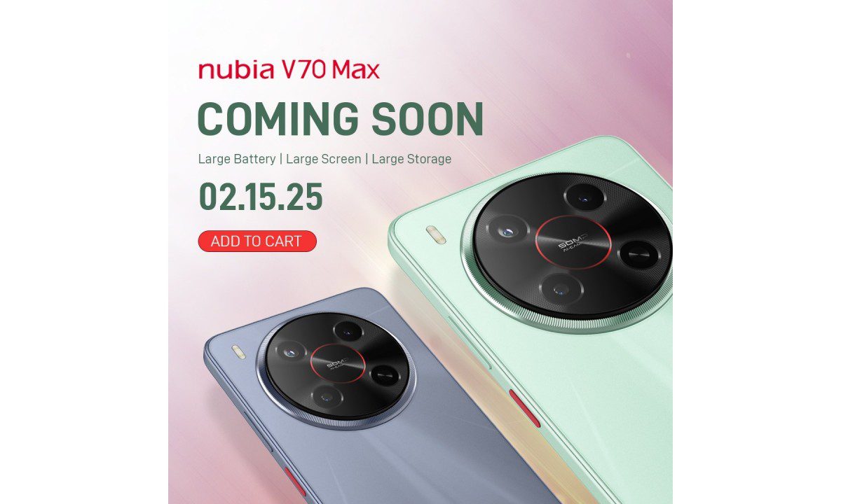 The Nubia V70 Max will debut on February 15. Here's what we know about the device | Image 1 Nubia V70 Max