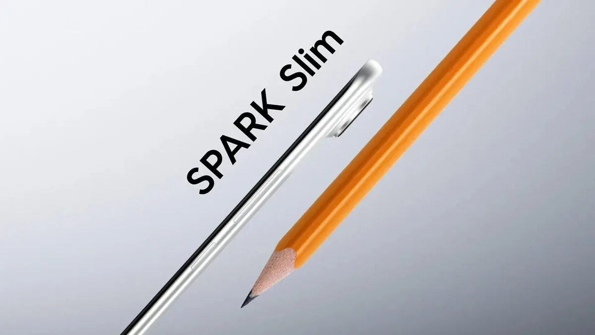 The Tecno Spark Slim has been released. iPhone 17 Air and Galaxy S25 Edge may lose the battle for the thinnest smartphone