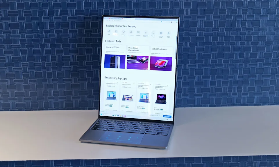 MWC 2025: Lenovo revealed the ThinkBook Flip AI PC, a laptop with a flexible 18-inch display