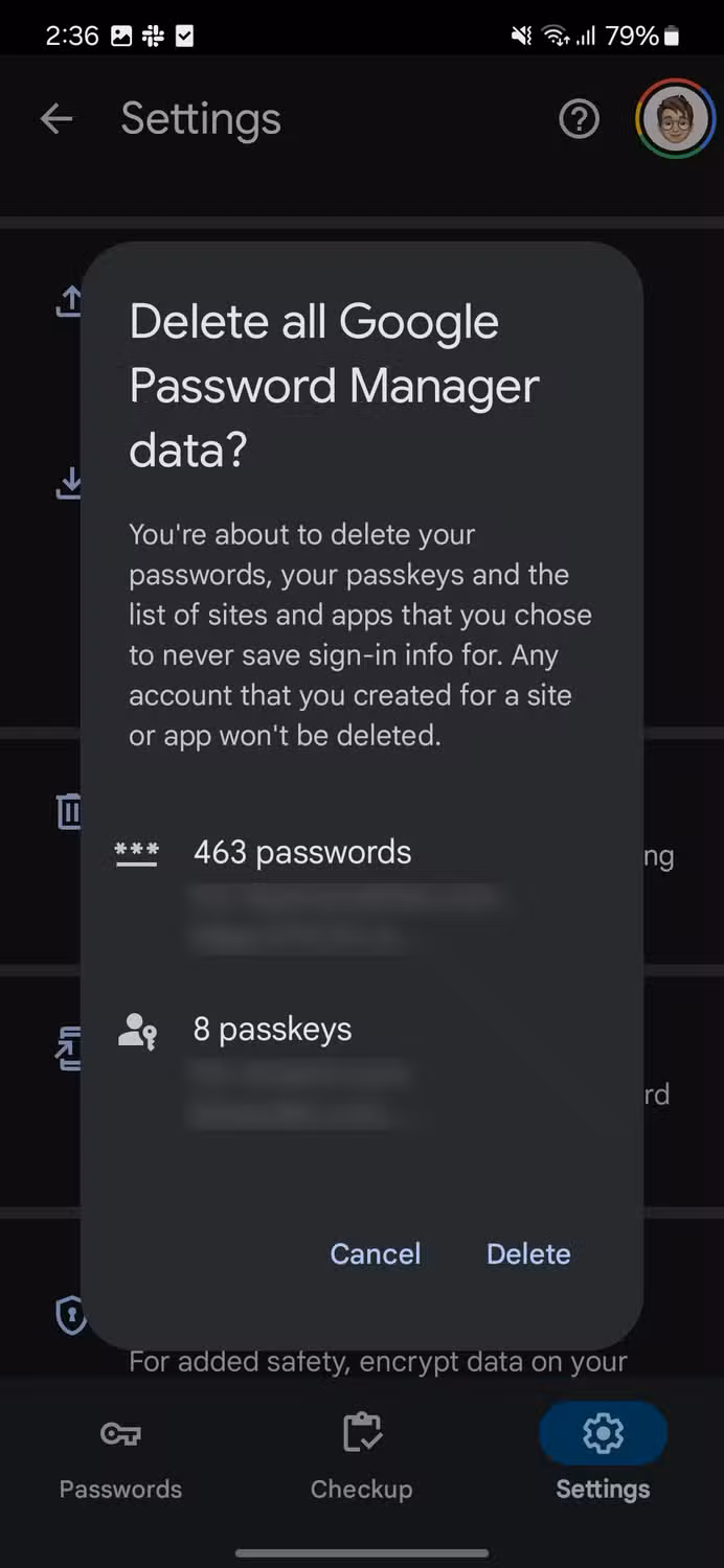 Google has made it easier to remove data from Password Manager | Image 2 Google has made it easier to remove data from Password Manager (delete passwords google play services 1)
