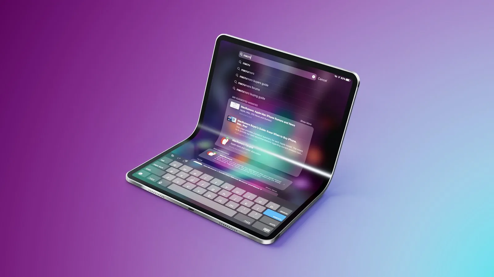 Apple is testing a foldable iPad Pro with under-screen Face ID