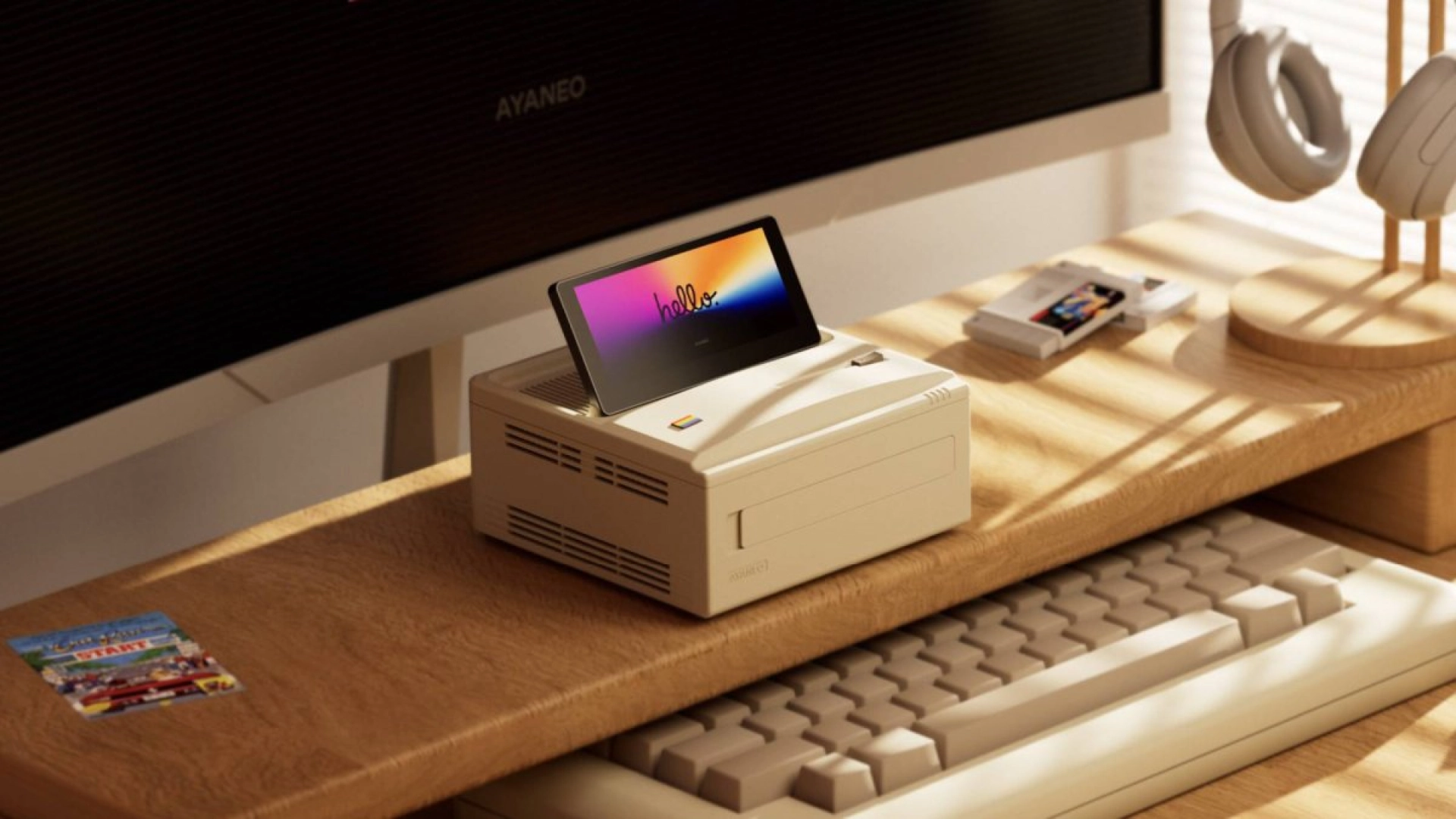 AyaNeo has re-released last year’s AM01S mini-PC with a built-in screen AyaNeo has re-released last year’s AM01S mini-PC with a built-in screen