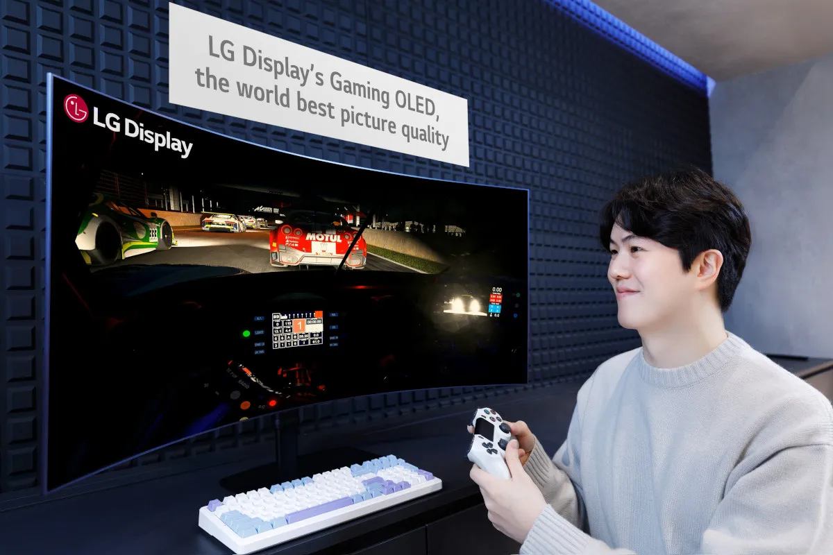 LG has launched a 45-inch OLED monitor for gamers with a record-breaking 5K2K resolution