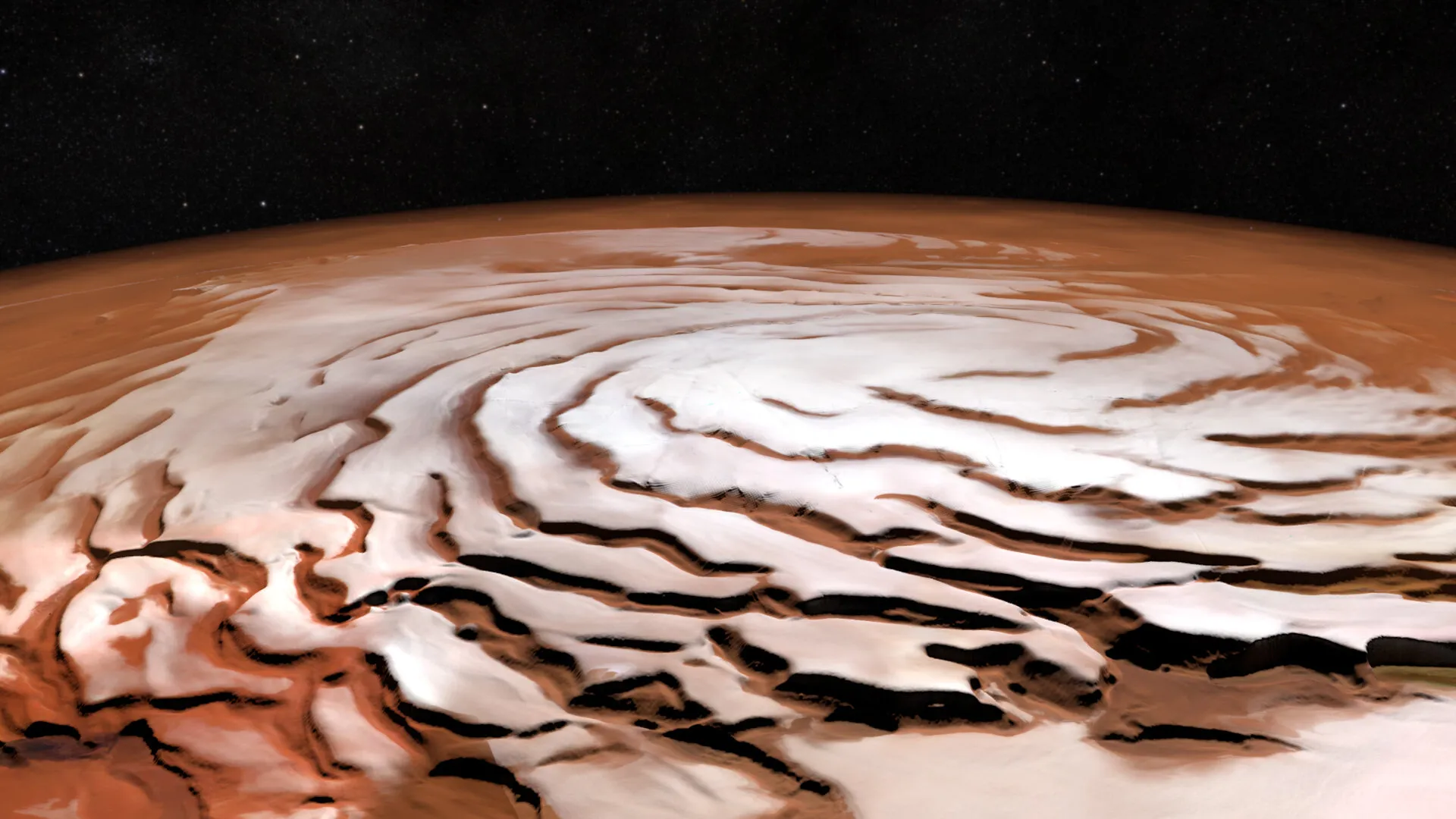 Mars’ northern ice cap turns out to be surprisingly young