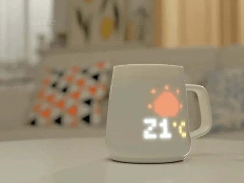 The PixelMug P1, a smart mug that shows you the weather, has launched on Kickstarter The PixelMug P1, a smart mug that shows you the weather, has launched on Kickstarter