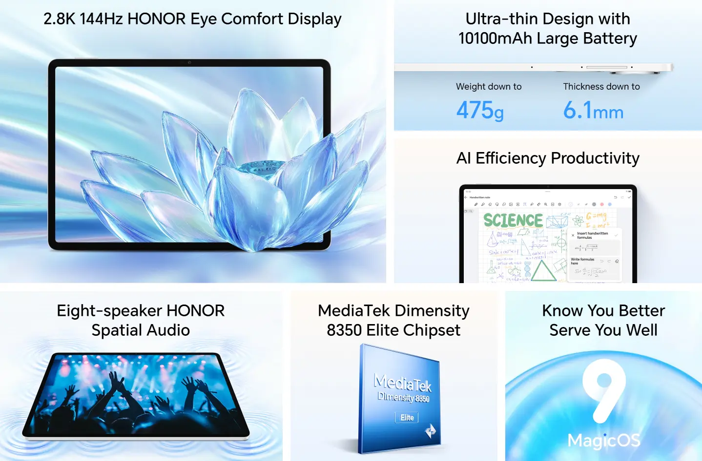 MWC 2025: HONOR launches Pad V9 tablet globally | Image 2 HONOR Pad V9