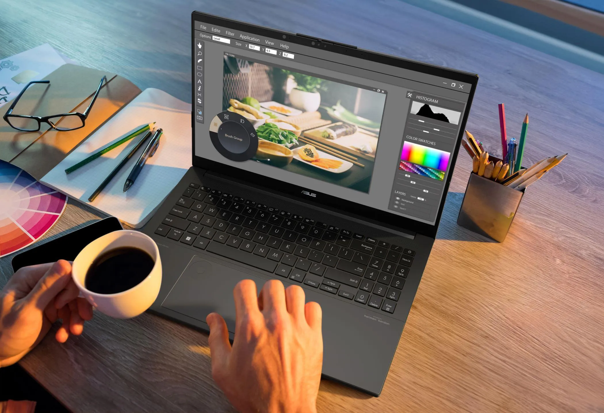 ASUS unveiled the Vivobook Pro 15 laptop for content creators and gamers ASUS unveiled the Vivobook Pro 15 laptop for content creators and gamers