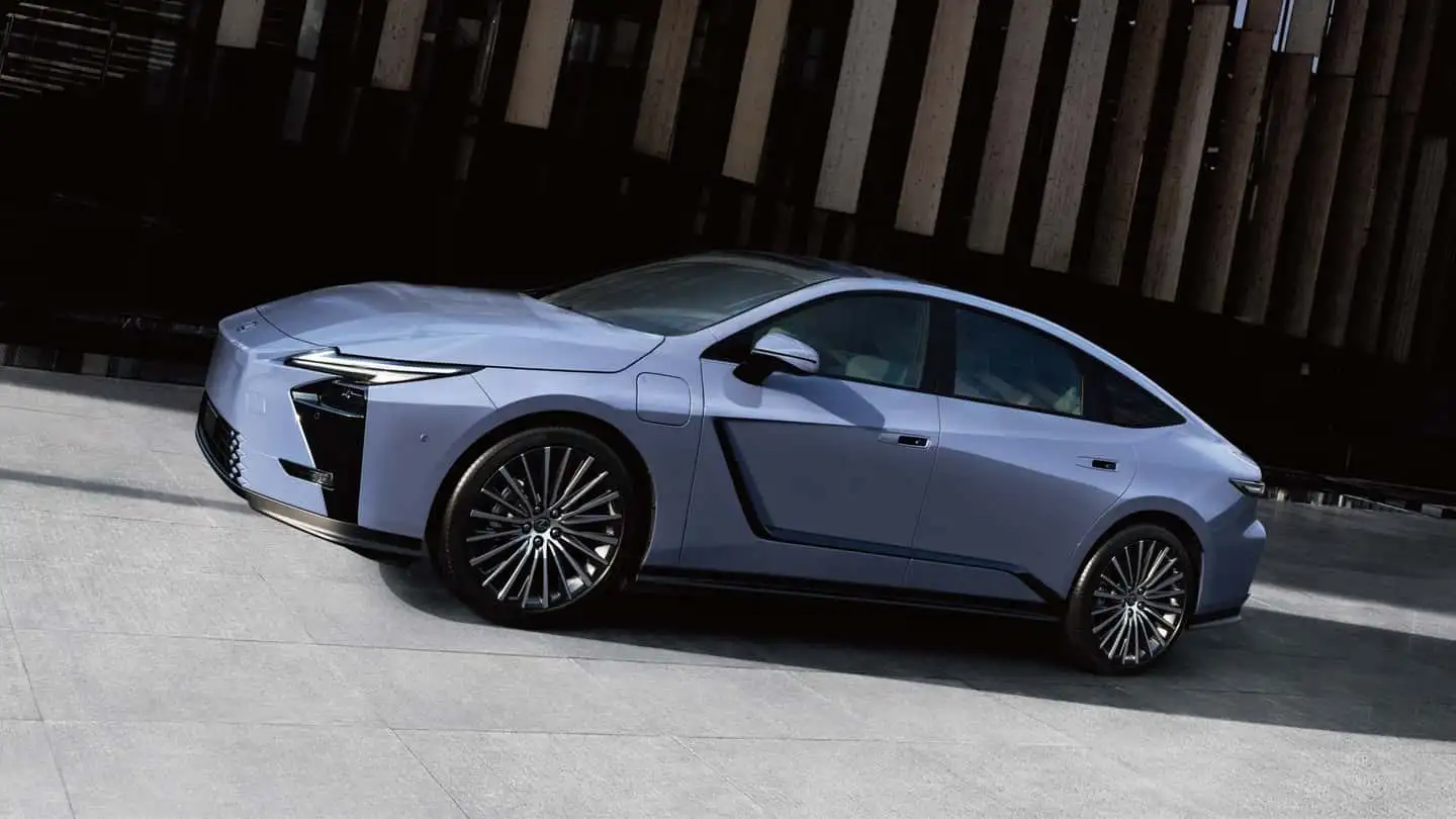 Lexus revealed the ES electric sedan with a futuristic design