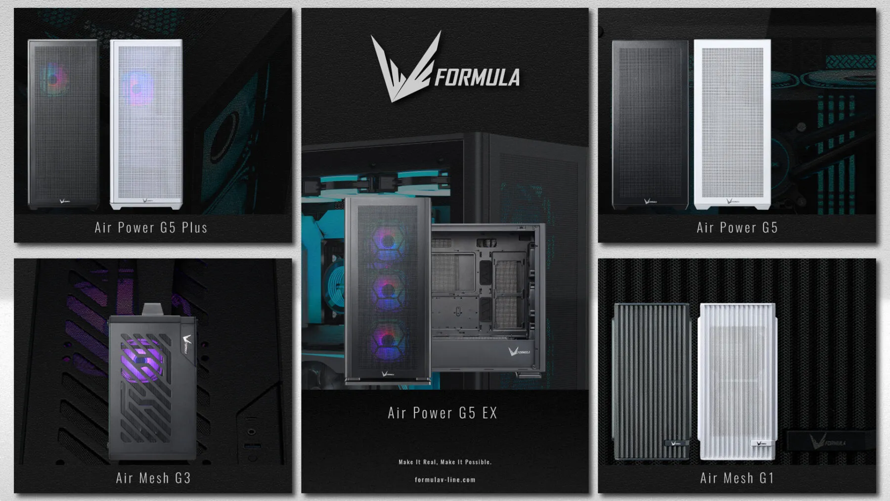 Formula V Line has released the Air Mesh G3 compact enclosures