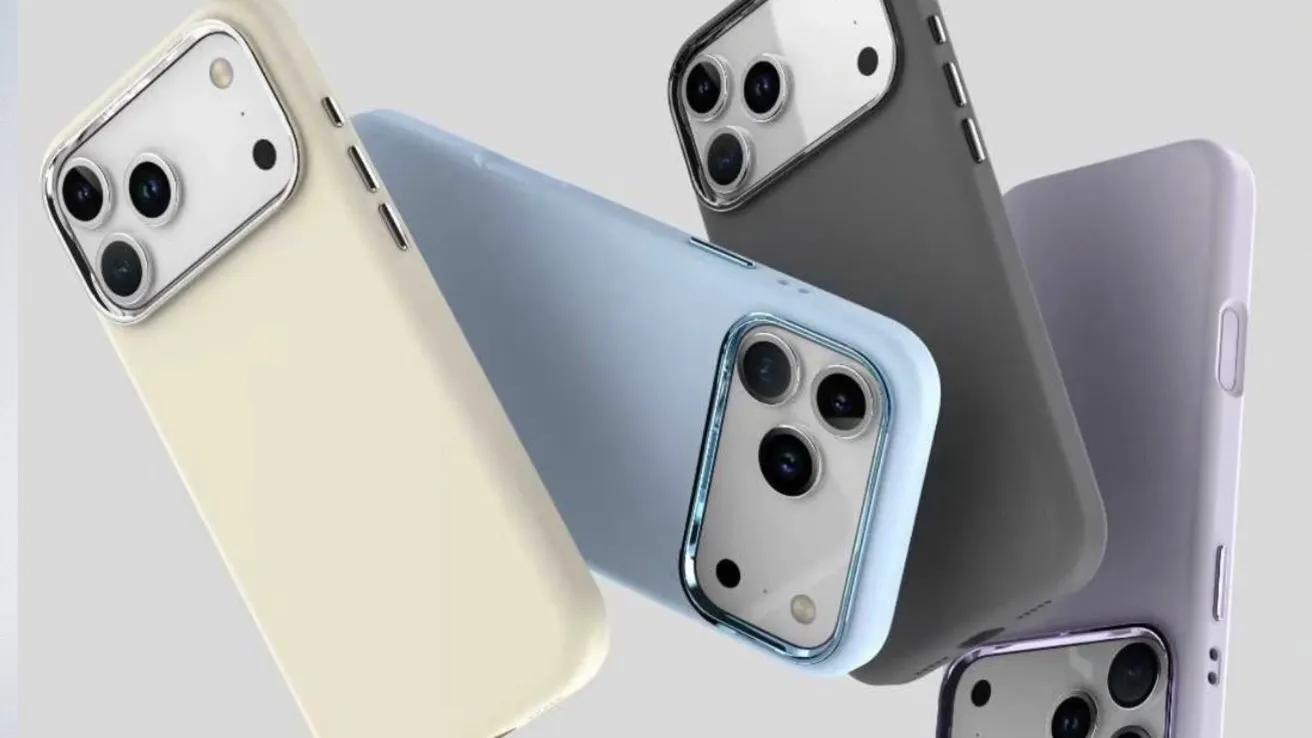 Images of iPhone 17 Pro cases with modified camera | Image 3 leaked online Images of iPhone 17 Pro cases with modified camera (63365 131675 case colors) leaked online