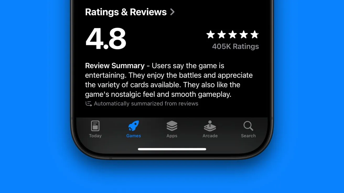 The App Store now has AI review summaries – here’s how they work The App Store now has AI review summaries – here’s how they work