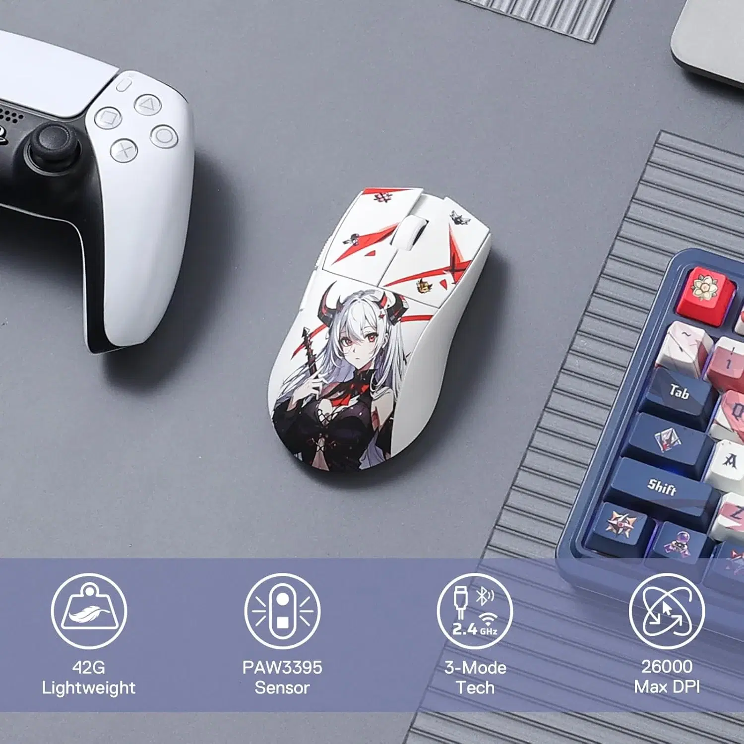 Redragon releases King M916 Pro anime mouse | Image 3 Redragon releases King M916 Pro anime mouse (716a6ooehl)