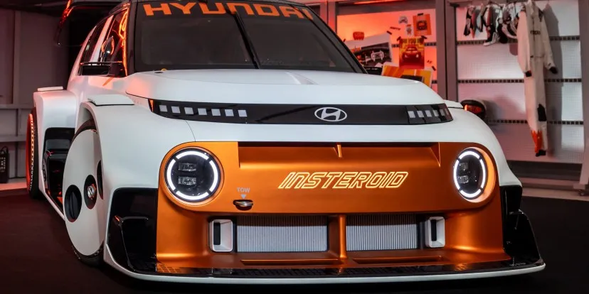 Hyundai has unveiled the Insteroid concept, a video game-style electric car