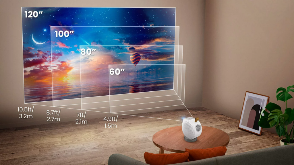 BenQ has unveiled the GV50 portable laser projector with Google TV and Netflix support