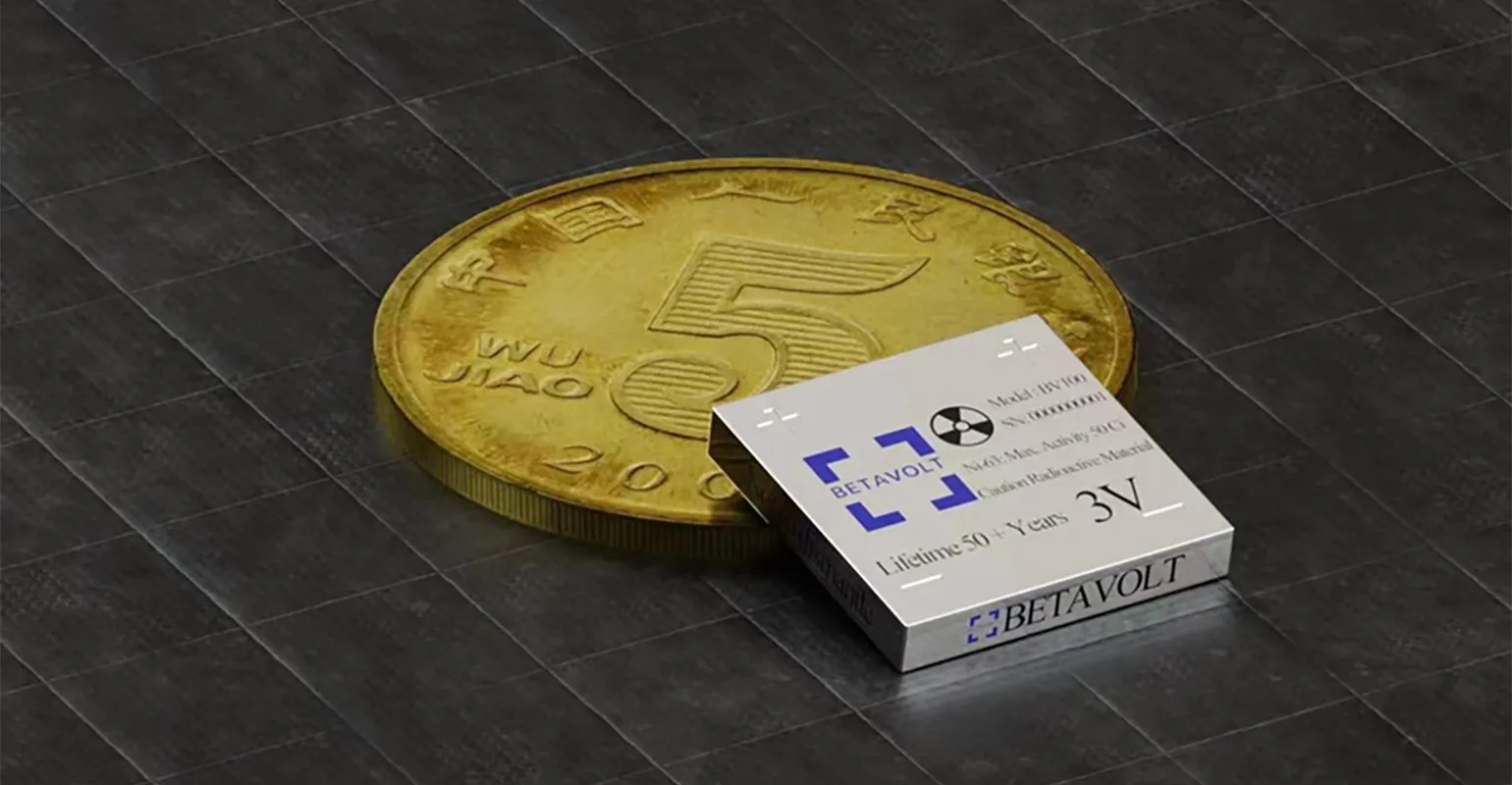 China starts mass production of a nuclear microbattery capable of operating for 50 years without recharging