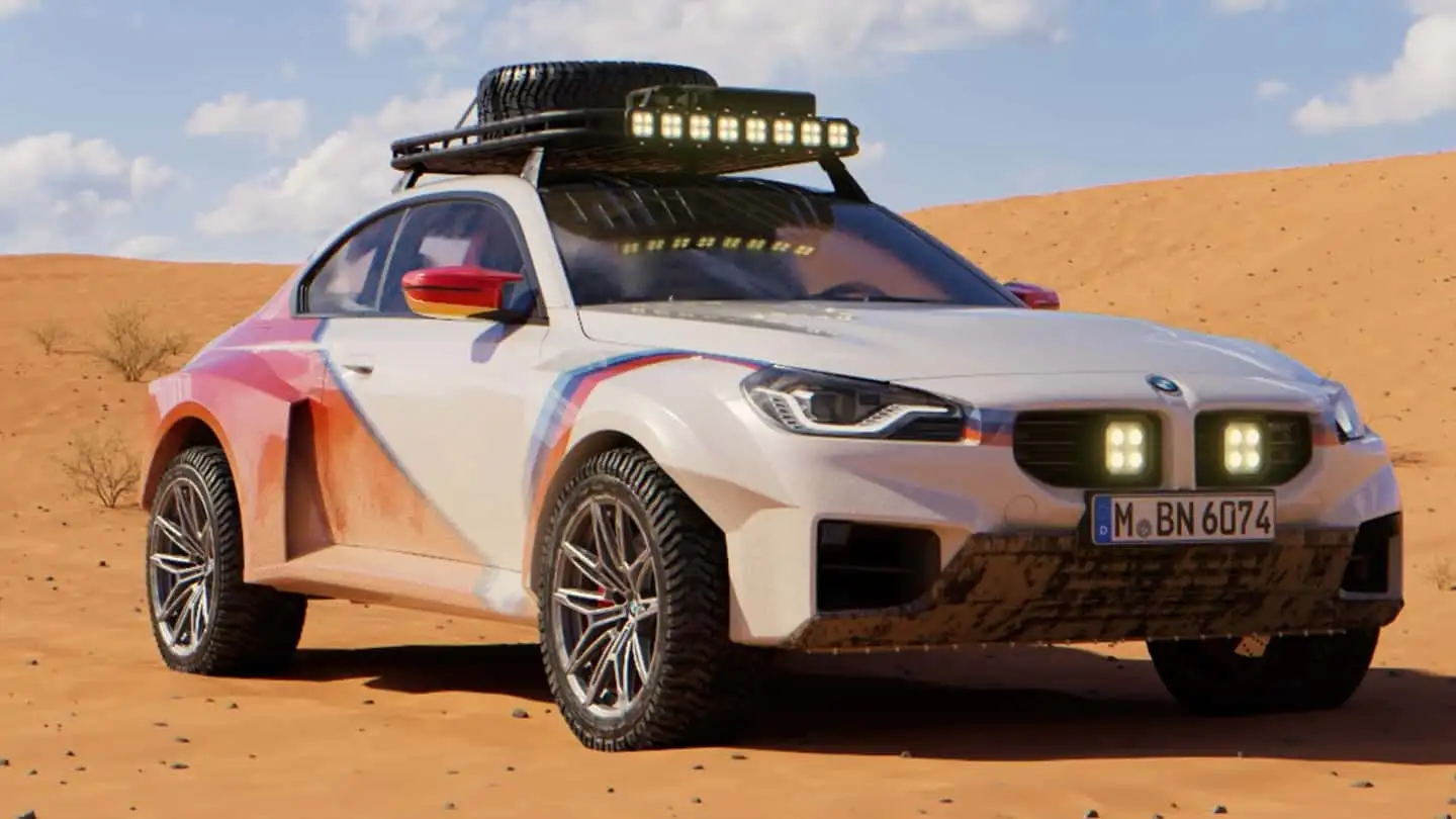 BMW revealed the M2 Dakar and M3 Touring GT3 Evo - and it's the cruelest April Fool's prank | Image 3 BMW revealed the M2 Dakar and M3 Touring GT3 Evo - and it's the cruelest April Fool's prank (bmw m2 dakar)