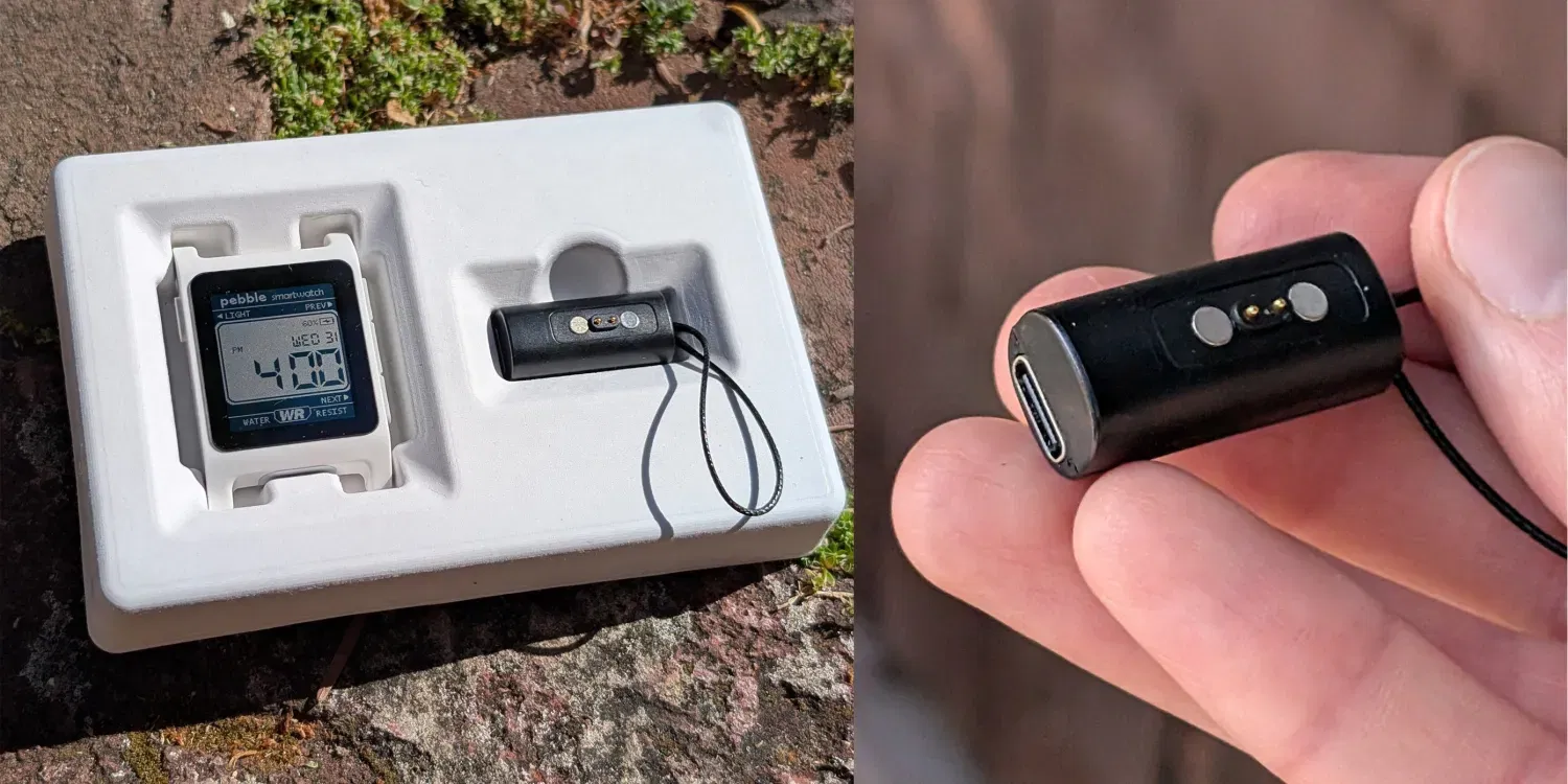 Pebble smartwatch is making a comeback: Core 2 Duo will get a compact USB-C adapter Pebble smartwatch is making a comeback: Core 2 Duo will get a compact USB-C adapter