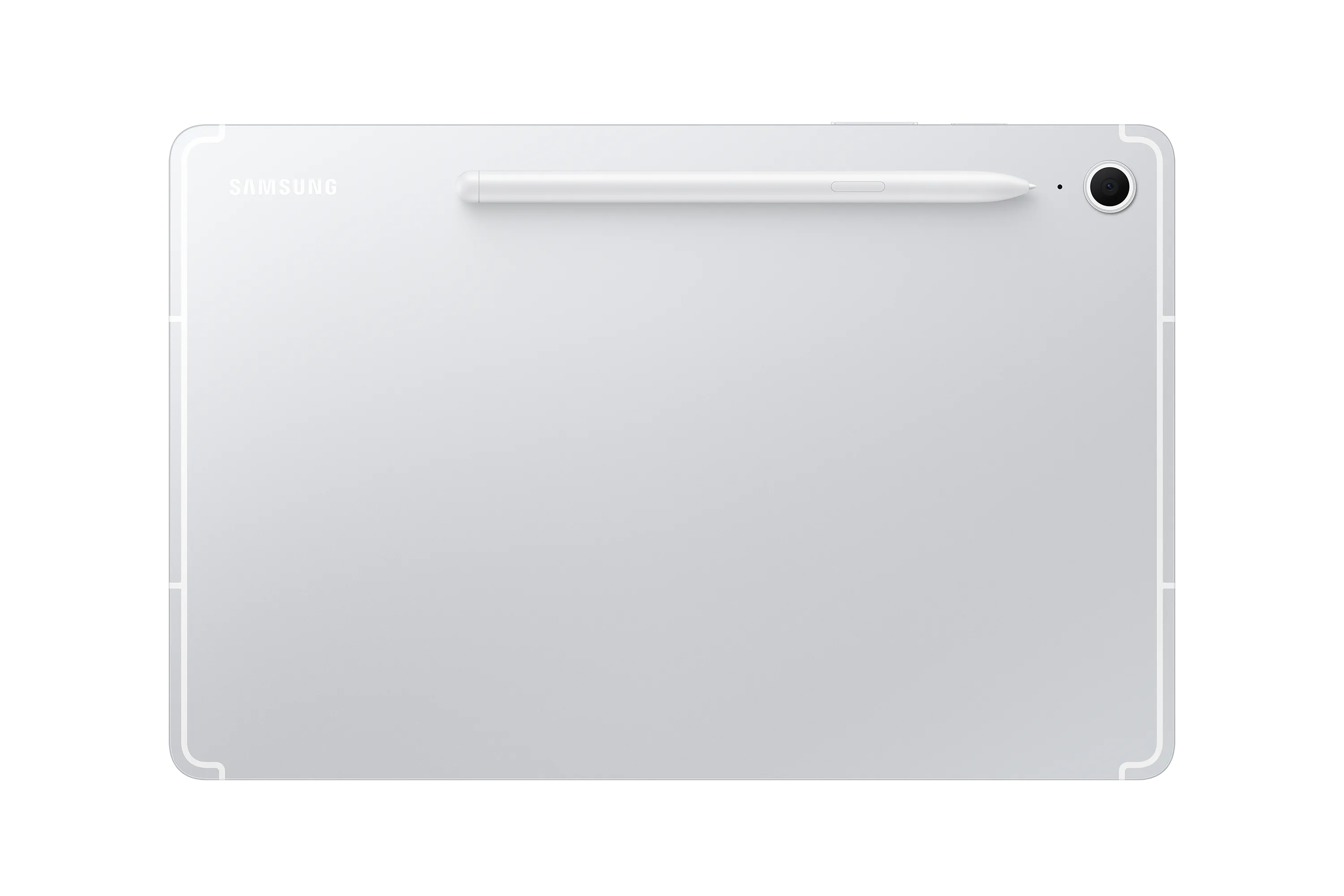Samsung Galaxy Tab S10 FE: AI-features and bright screen at a low price | Image 4 Samsung Galaxy Tab S10 FE: AI-features and bright screen at a low price (galaxy tab s10 fe silver product image back with s pen)