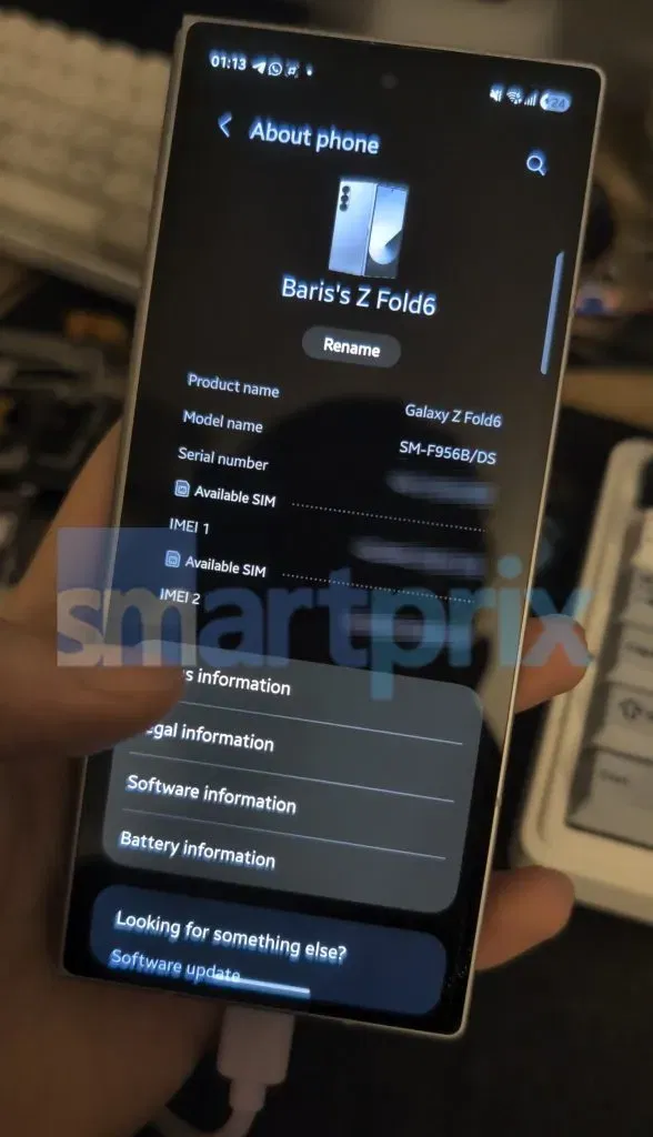 First One UI 8 leak: alpha version already running on Samsung Galaxy Z Fold 6 | Image 3 First One UI 8 leak: alpha version already running on Samsung Galaxy Z Fold 6 (galaxy z fold6 one ui 8 4 588x1024 1)