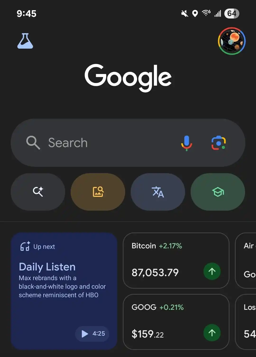 Google expands Discover carousel to more Android devices | Image 3 Google expands Discover carousel to more Android devices (google discover space foldable 1.jpg)