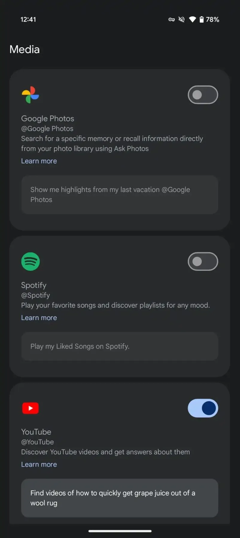 Gemini got Google Photos integration: search memories by voice | Image 4 Gemini got Google Photos integration: search memories by voice (google gemini android app google photos integration toggle)