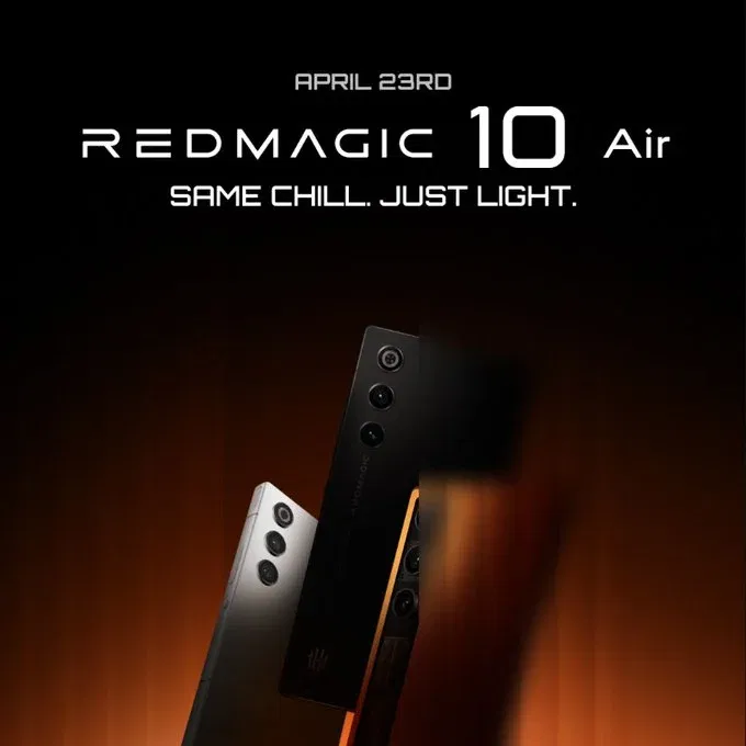 Red Magic 10 Air will launch globally on April 23 | Image 3 Red Magic 10 Air