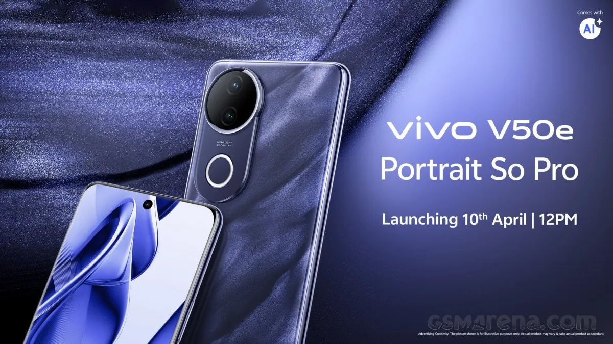 Vivo V50e debuts April 10: key specs revealed | Image 1 Vivo V50e debuts April 10: key specs revealed (gsmarena 001 3)