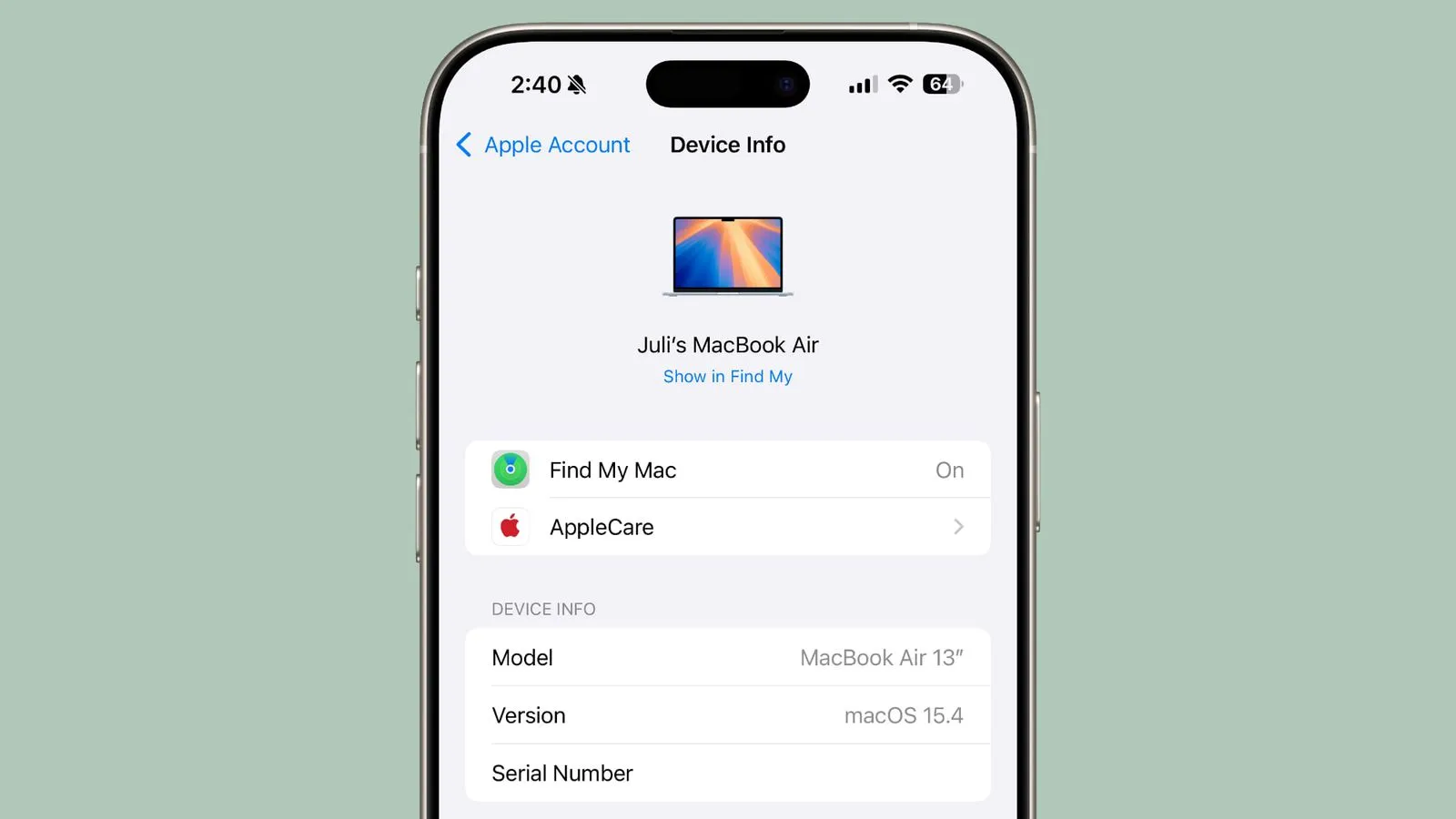 iOS 18.5: what's new in the first beta update | Image 3 iOS 18.5: what's new in the first beta update (ios 18 5 applecare apple account)