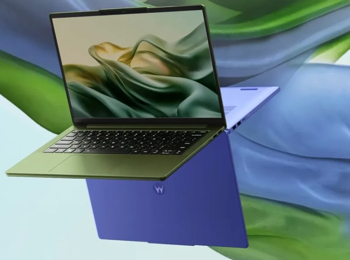 Motorola has unveiled its first laptop, the Moto Book 60