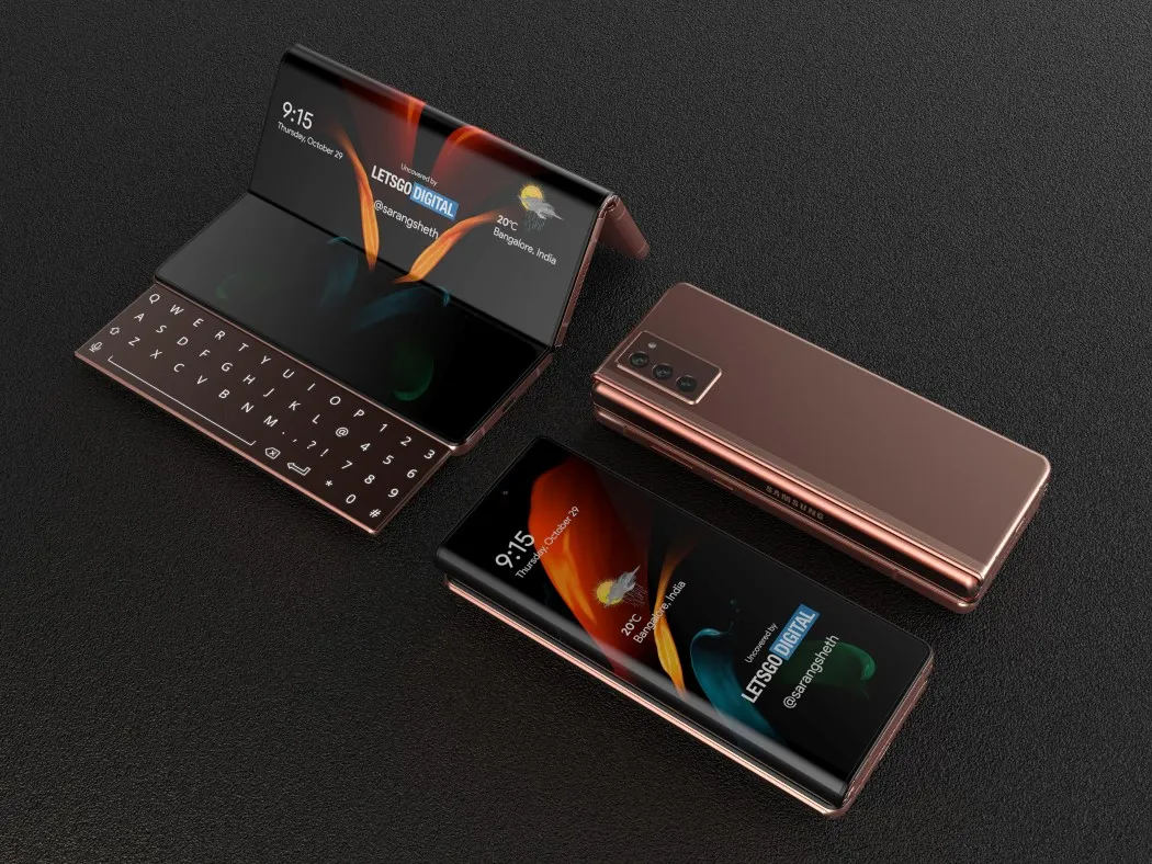 Samsung is developing a smartphone with four bendable screens