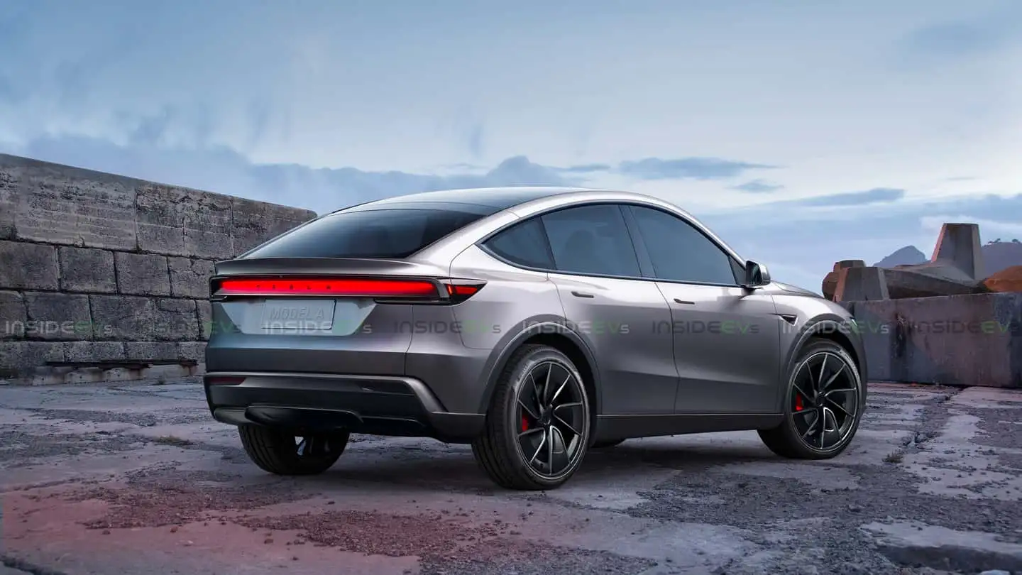 Tesla prepares most affordable model - launching in June | Image 3 Tesla prepares most affordable model - launching in June (tesla model a render 3)