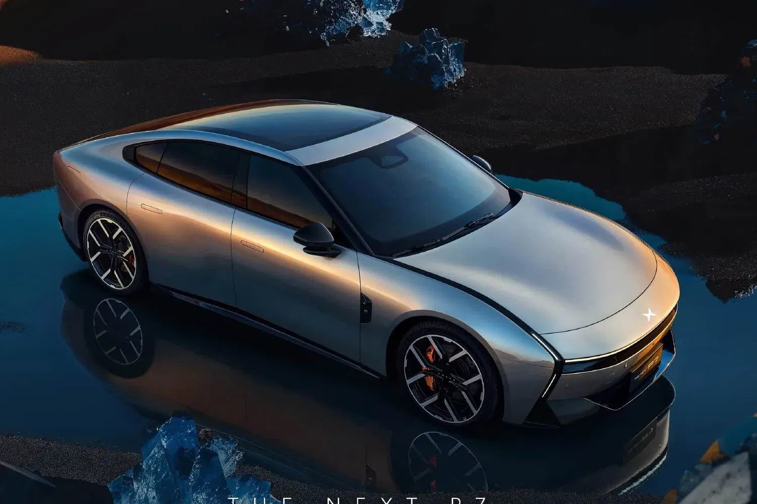 Xpeng has revealed photos of the second-generation P7 electric sedan