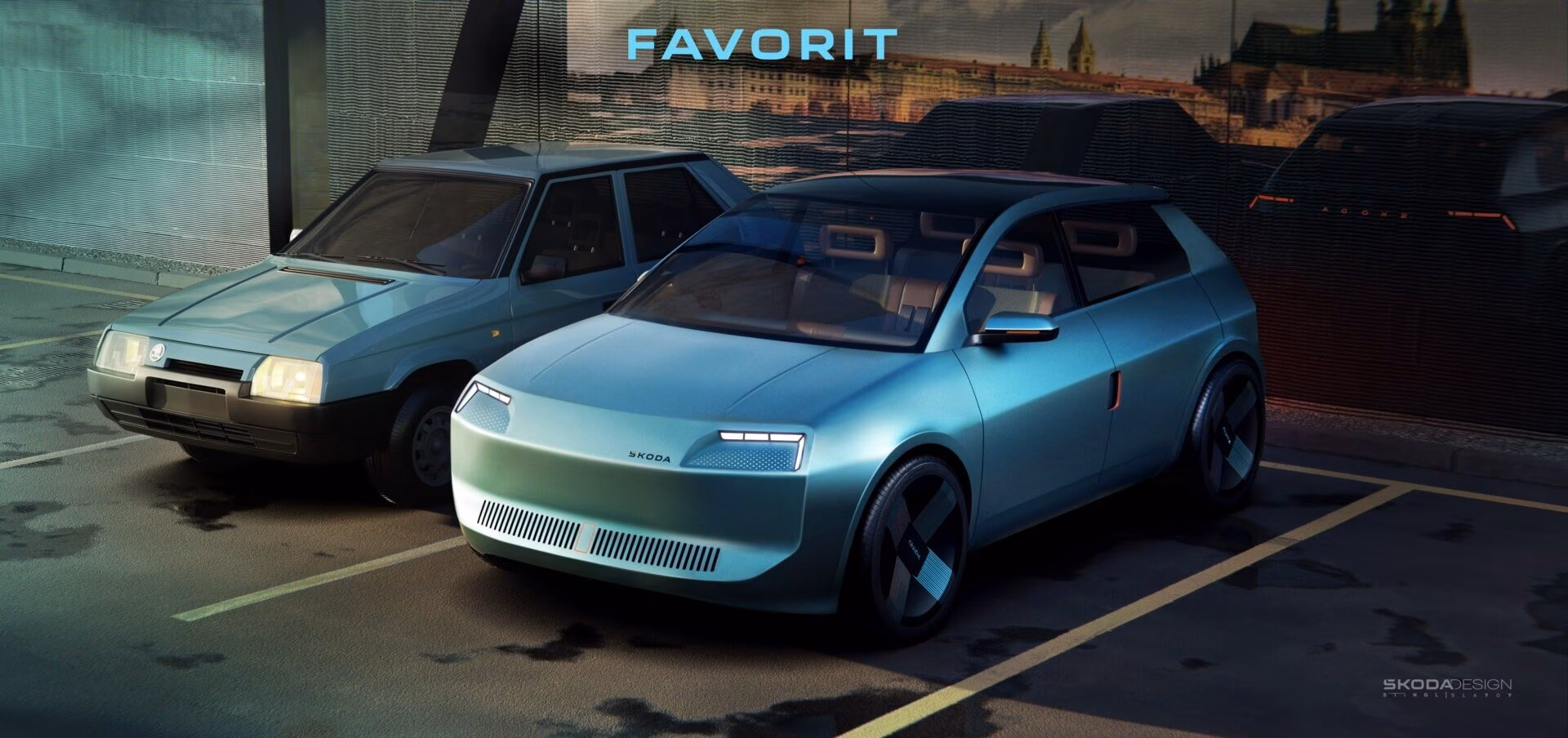 Skoda has revealed the design project of the “new Favorit” Skoda has revealed the design project of the “new Favorit”