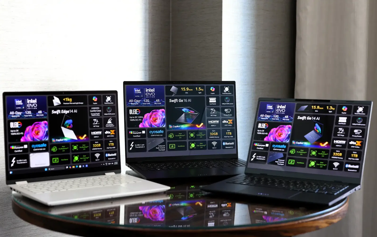 Computex 2025. Acer revealed Swift Edge 14 AI – ultra-light notebook with matte OLED display