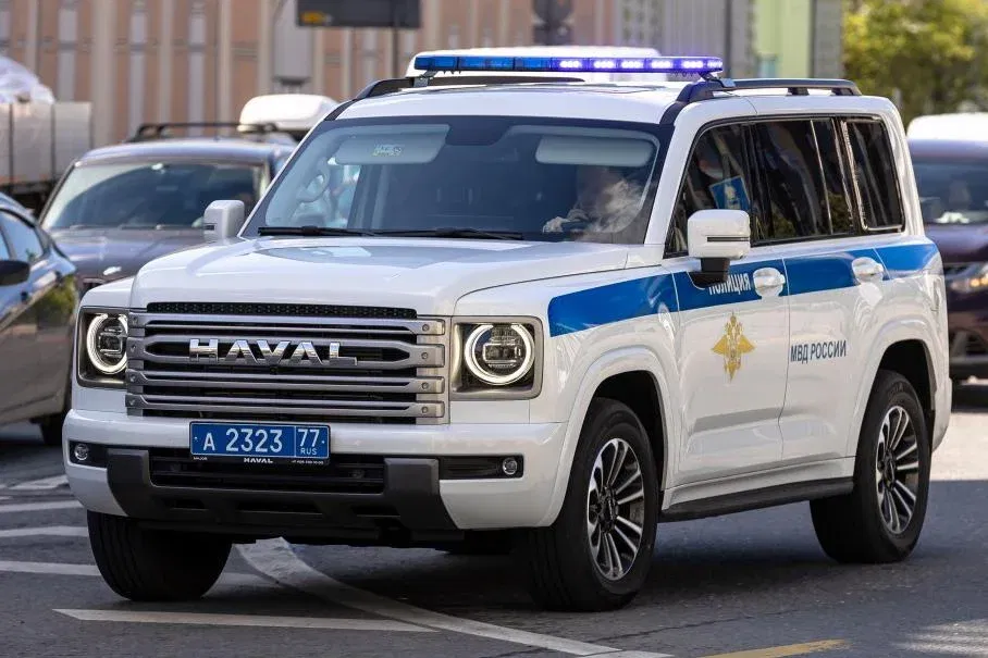 Russian police began using second-generation Haval H9 SUVs for patrols