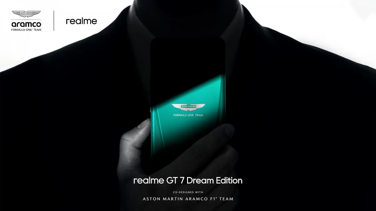 Racer Fernando Alonso appeared in the teaser of the Realme GT 7
