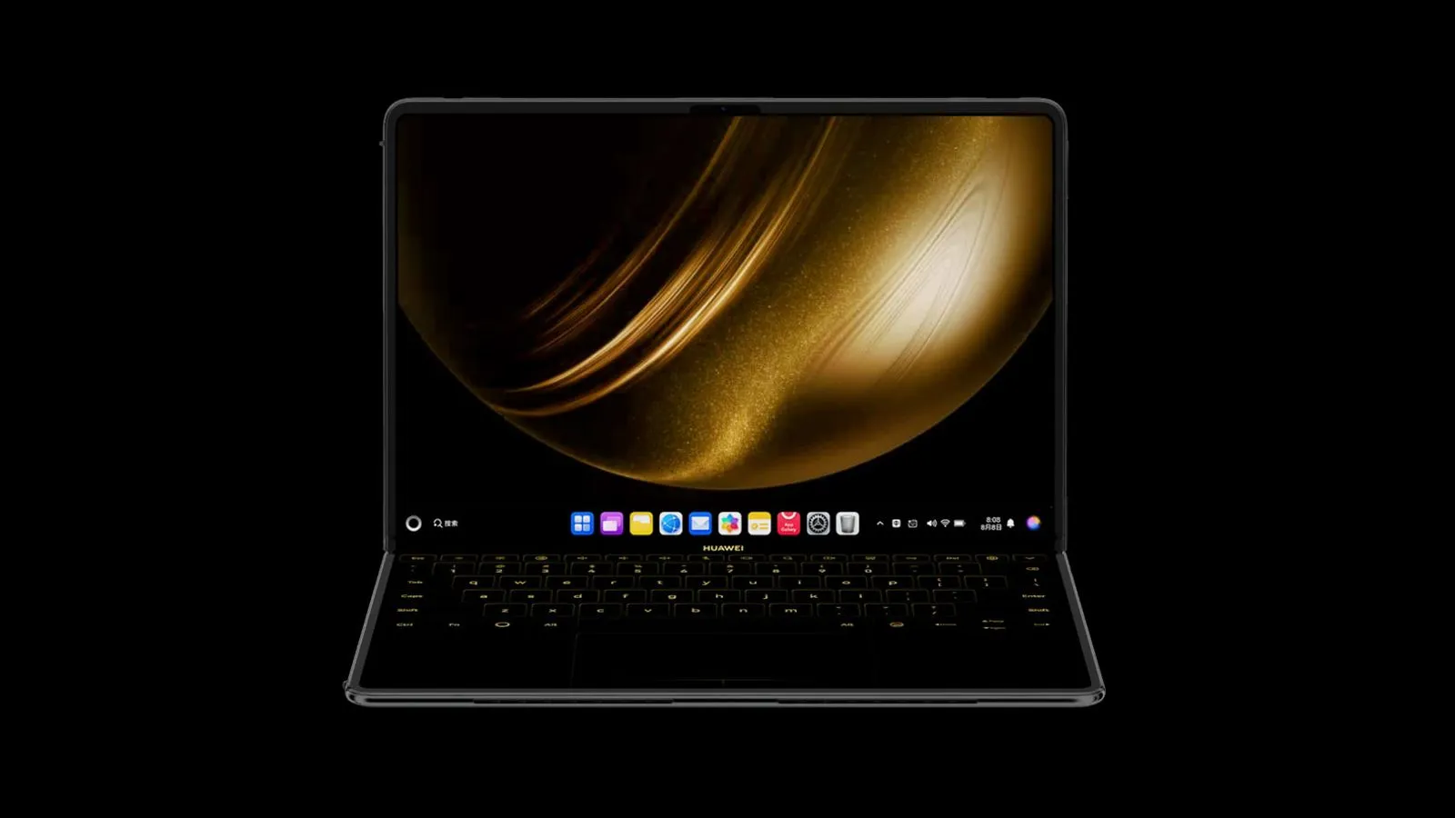 Huawei unveiled the MateBook Fold foldable laptop with an 18-inch OLED screen