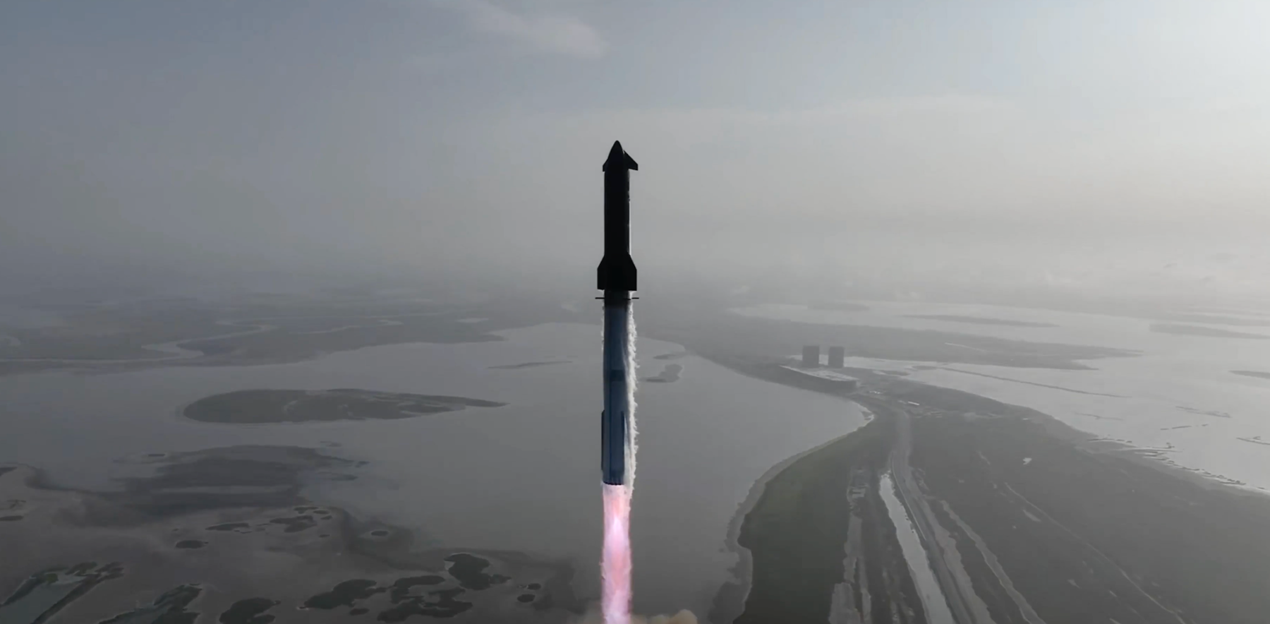 Starship back in space: successful launch, but uncontrollable fall into the ocean
